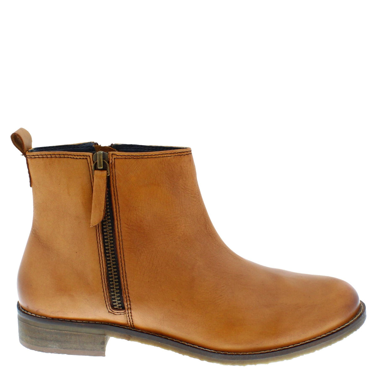 Newbury Women's Leather Zip Up Chelsea Boots