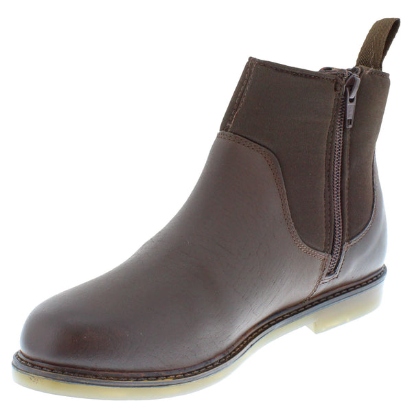 Epsom Kids' Leather Zip Up Chelsea Boots