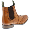 Chepstow Men's Leather Brogue Chelsea Boots