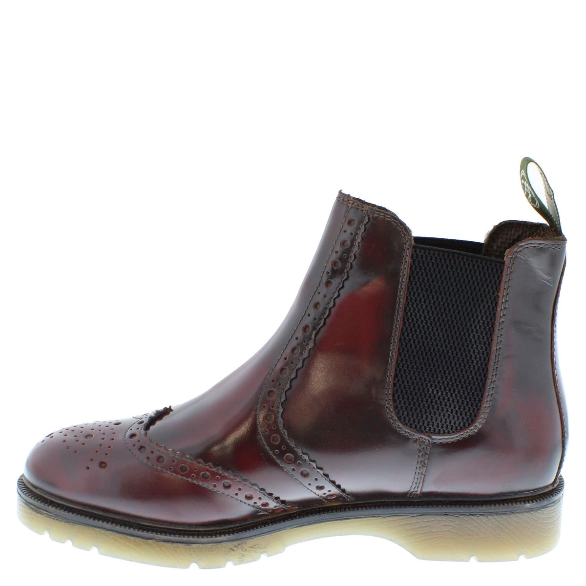 Warkton Men's Leather Brogue Chelsea Boots