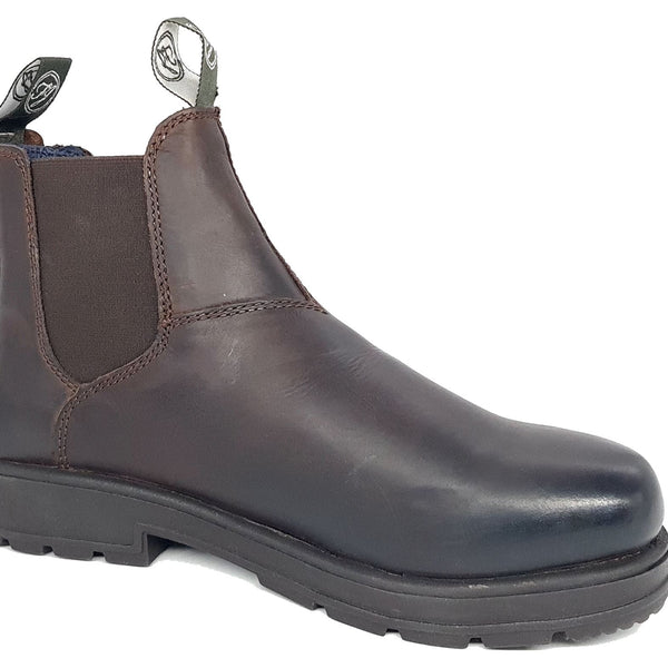 Braunston Men's Greasy Leather Chelsea Boots