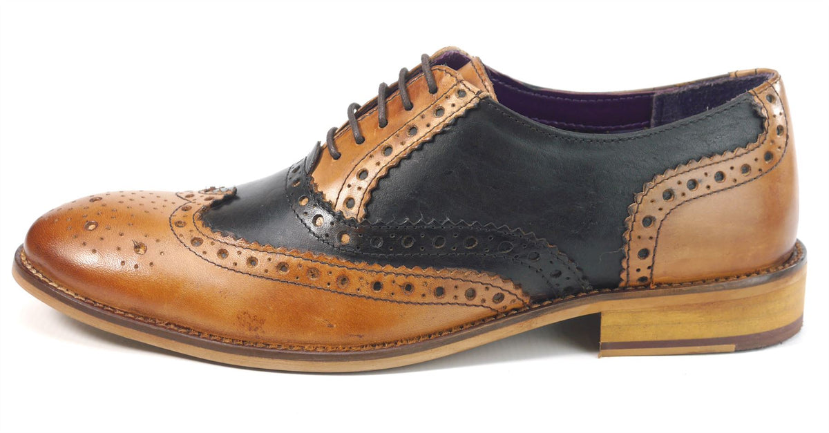 Redford Men's Leather Gatsby Brogues