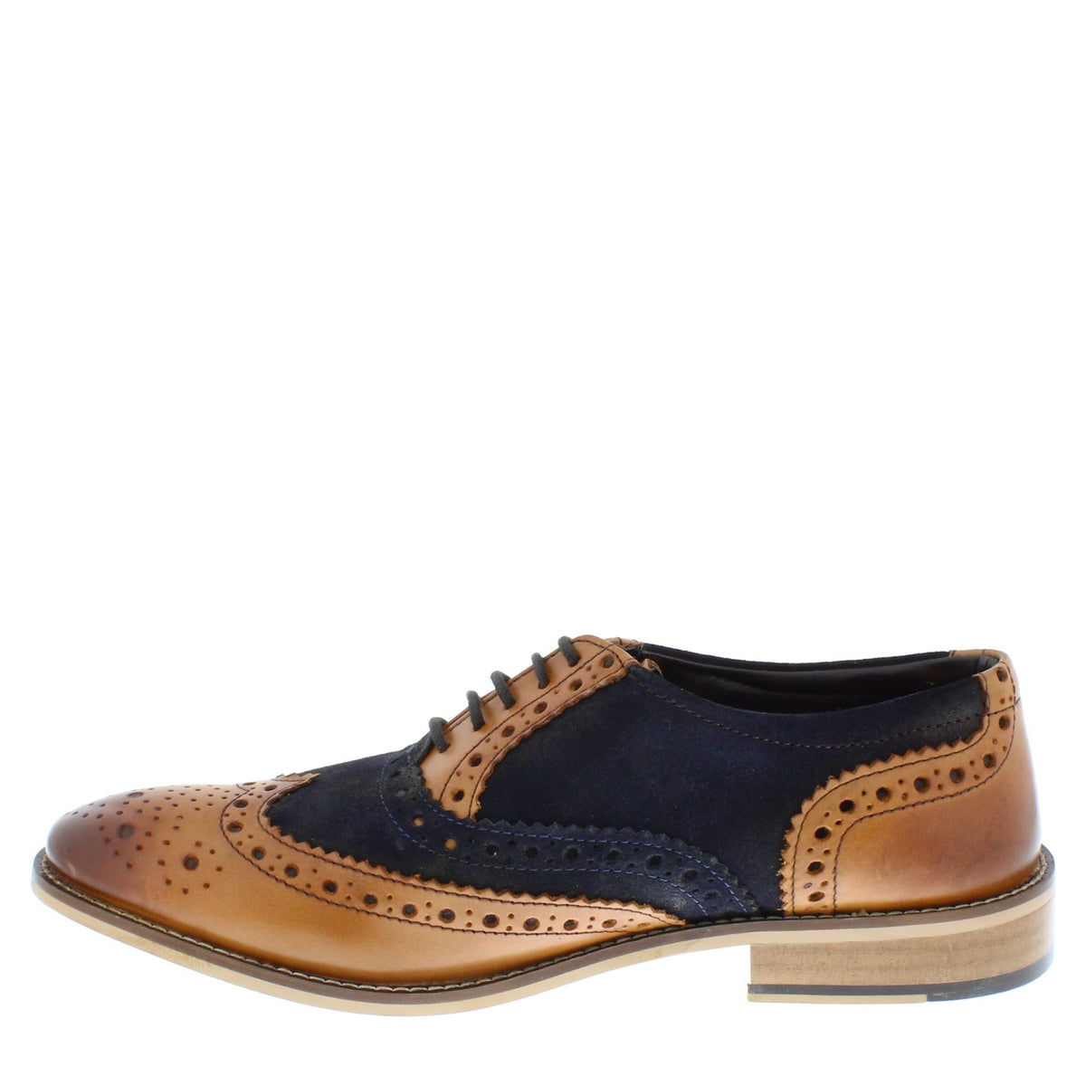 Redford Men's Leather Gatsby Brogues