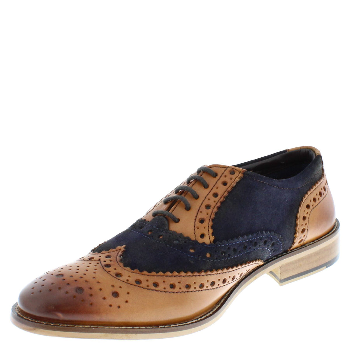 Redford Men's Leather Gatsby Brogues