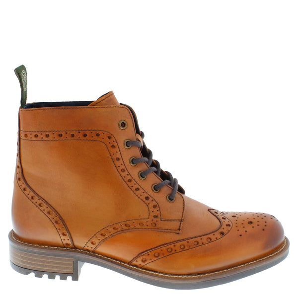 Camden Men's Leather Lace Up Brogue Boots