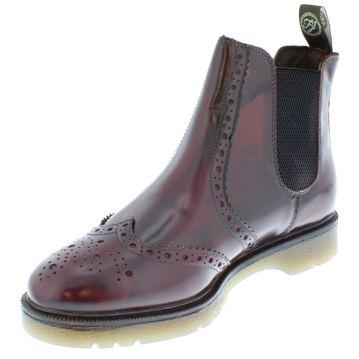 Warkton Men's Leather Brogue Chelsea Boots