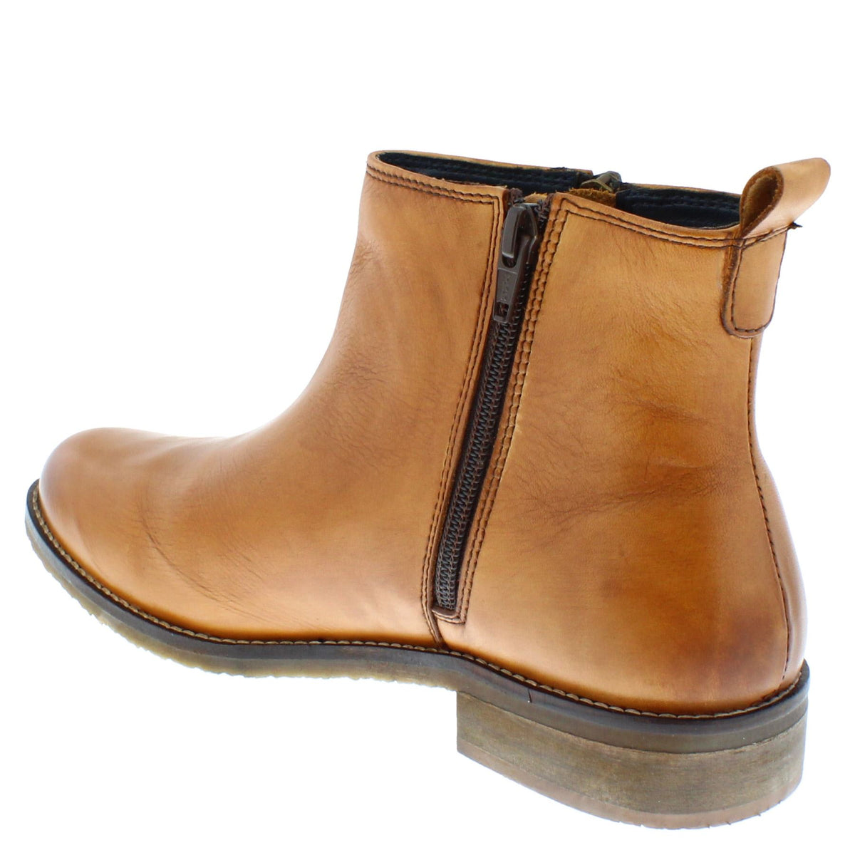 Newbury Women's Leather Zip Up Chelsea Boots