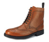 Cotswold Men's Leather Lace Up Brogue Boots