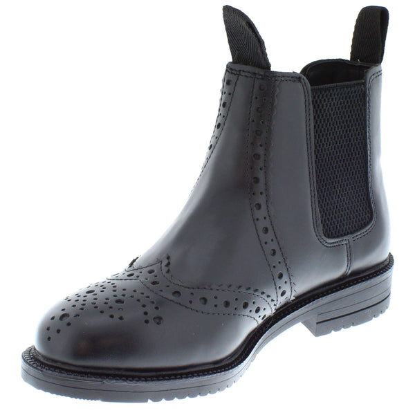 Peckham Men's & Kids Leather Brogue Chelsea Boots