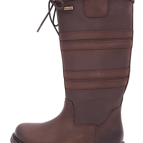 Burghley Waterproof Leather Long Country Boots