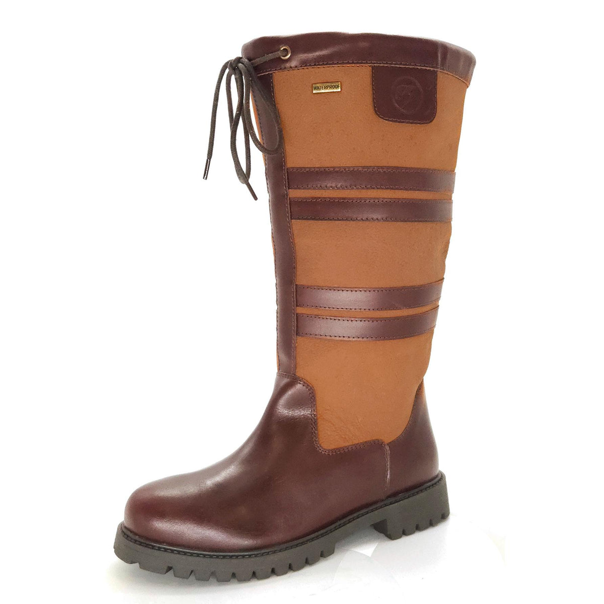 Burghley Waterproof Leather Long Country Boots