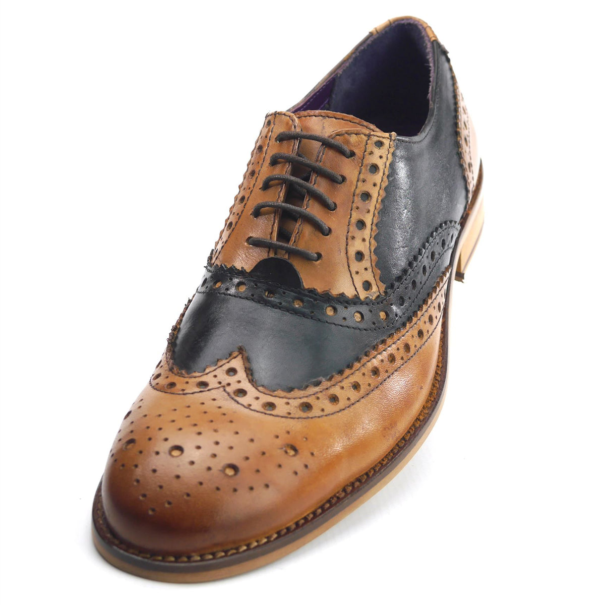 Redford Men's Leather Gatsby Brogues