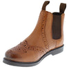 Cheltenham Kids' Leather Brogue Chelsea Boots