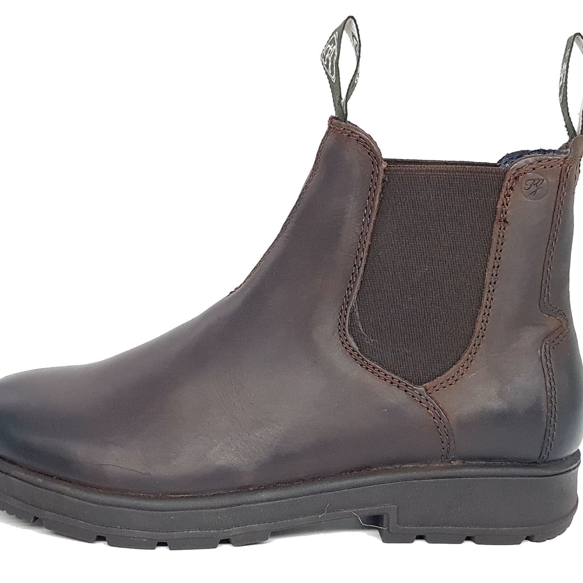 Braunston Men's Greasy Leather Chelsea Boots