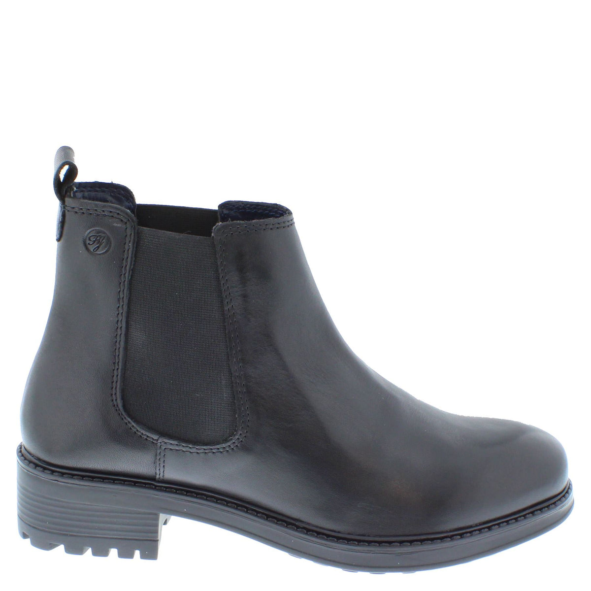 Larkhill Women's Cleated Sole Leather Chelsea Boots