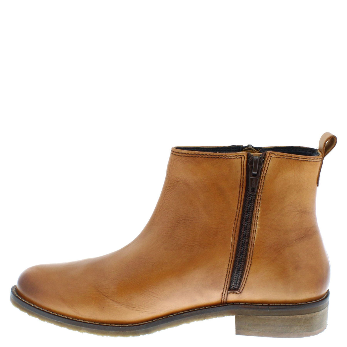 Newbury Women's Leather Zip Up Chelsea Boots