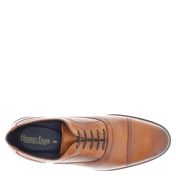 Holborn Men's Leather Oxford Cap Shoes