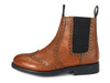 Evesham Men's Leather Chelsea Brogue Boots