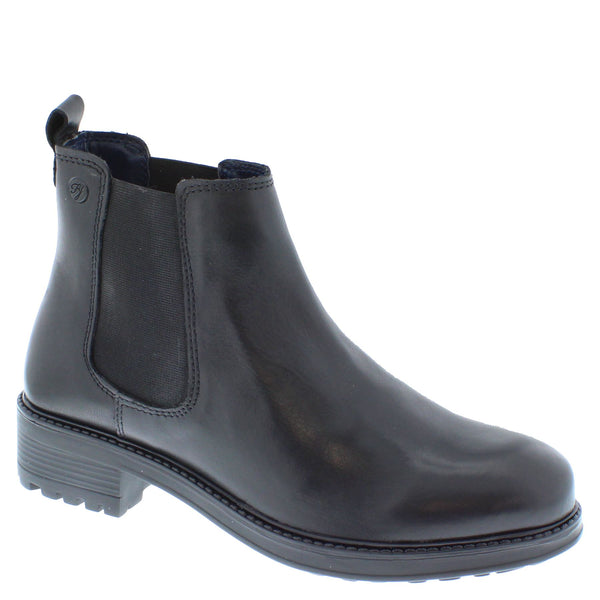 Larkhill Women's Cleated Sole Leather Chelsea Boots