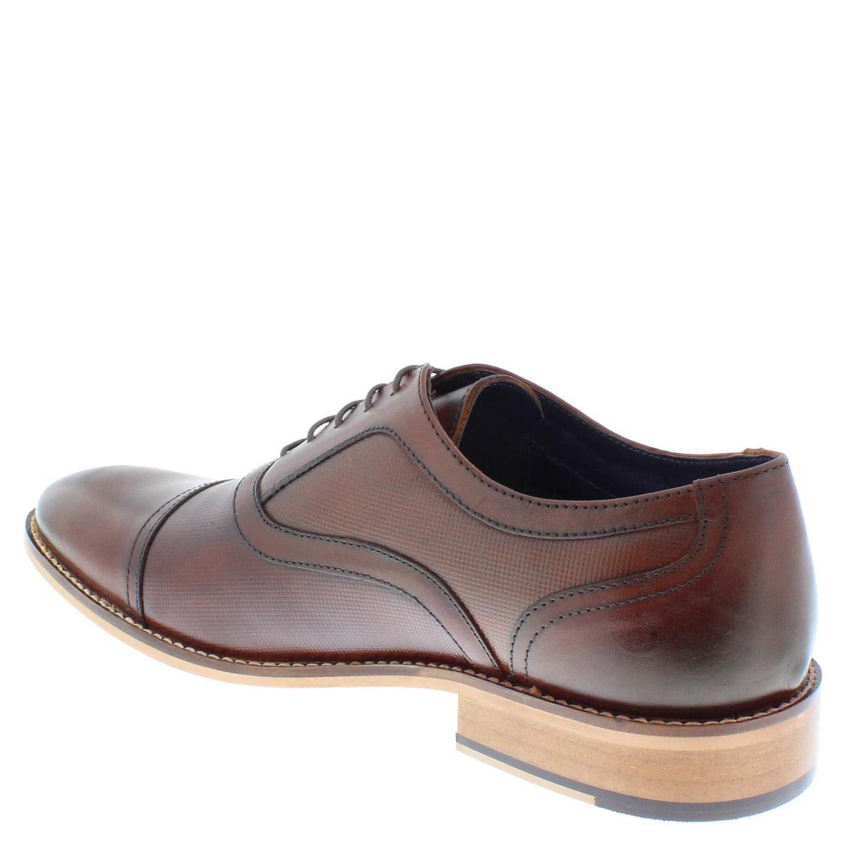 Holborn Men's Leather Oxford Cap Shoes