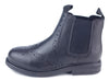 Wrexham Kids' Leather Brogue Chelsea Boots