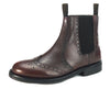 Evesham Men's Leather Chelsea Brogue Boots