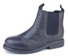 Wrexham Kids' Leather Brogue Chelsea Boots