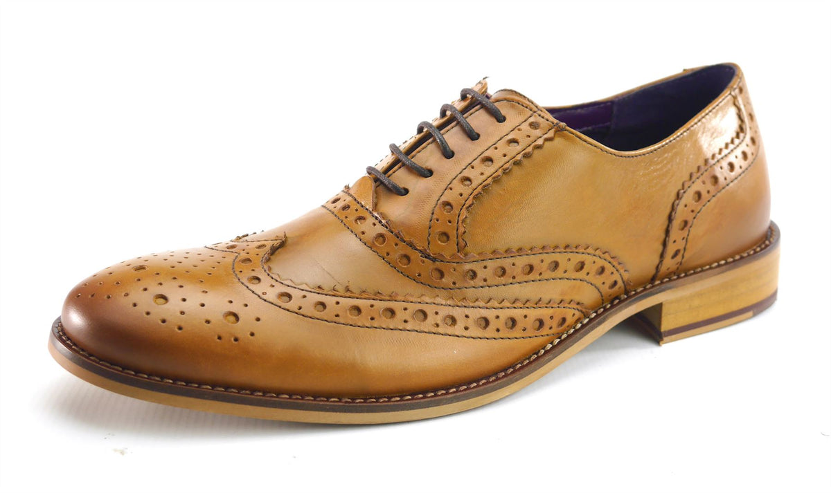 Redford Men's Leather Gatsby Brogues