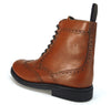 Cotswold Men's Leather Lace Up Brogue Boots