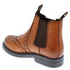 Wrexham Kids' Leather Brogue Chelsea Boots