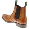 Chepstow Men's Leather Brogue Chelsea Boots